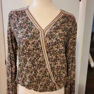 Max Studio floral print blouse